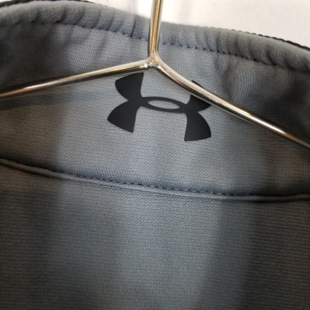 Under Armour x Masters Reversable Golf Jacket Vest Sz M Black Gray Outdoor Sport - Picture 8 of 13